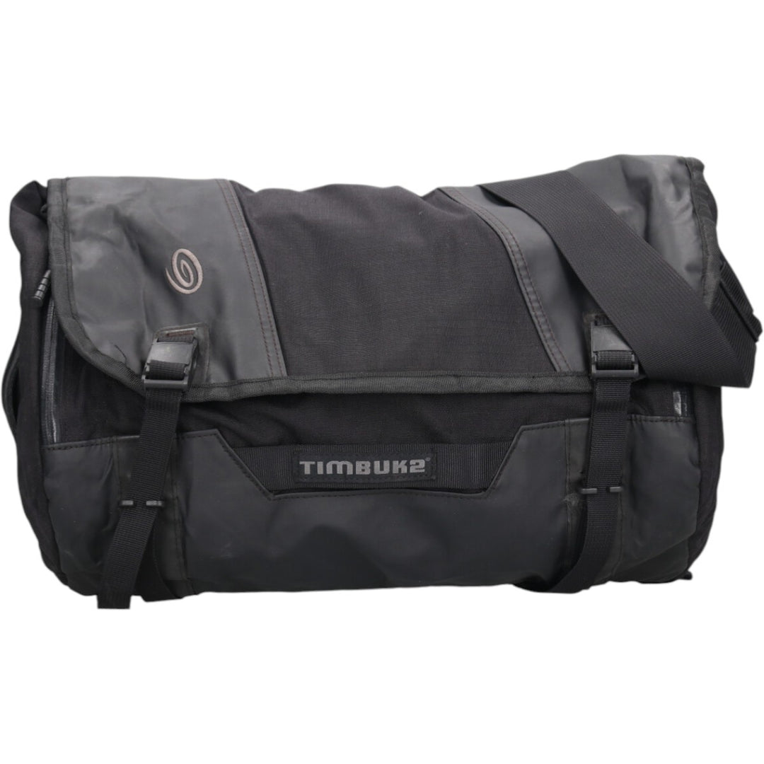 Timbuk2 logo patch messenger bag unclear black type Vintage Second Hand