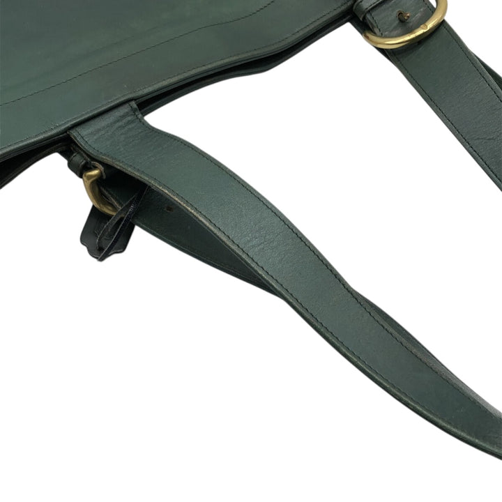 90'S Coach Old Coach Tote Bag Vintage genuine leather green type Vintage Second Hand