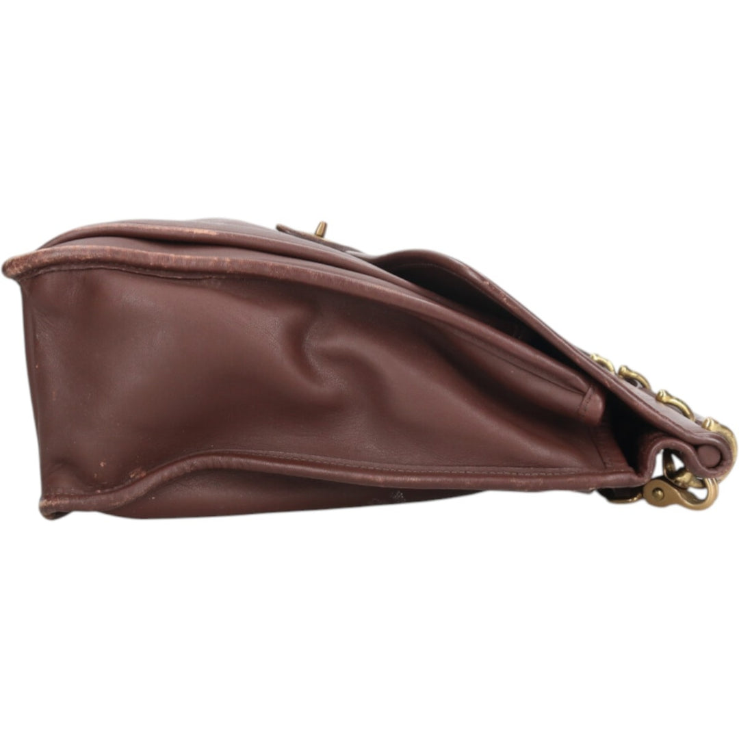 Coach Old Coach Shoulder Bag genuine leather brown type Vintage Second Hand