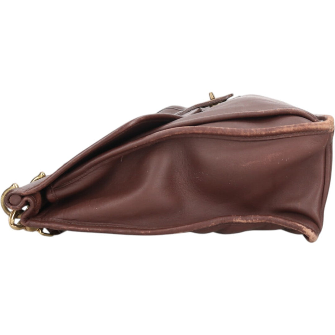 Coach Old Coach Shoulder Bag genuine leather brown type Vintage Second Hand