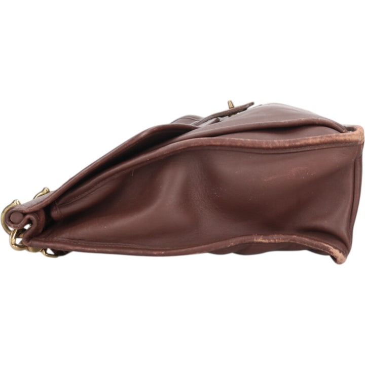 Coach Old Coach Shoulder Bag genuine leather brown type Vintage Second Hand