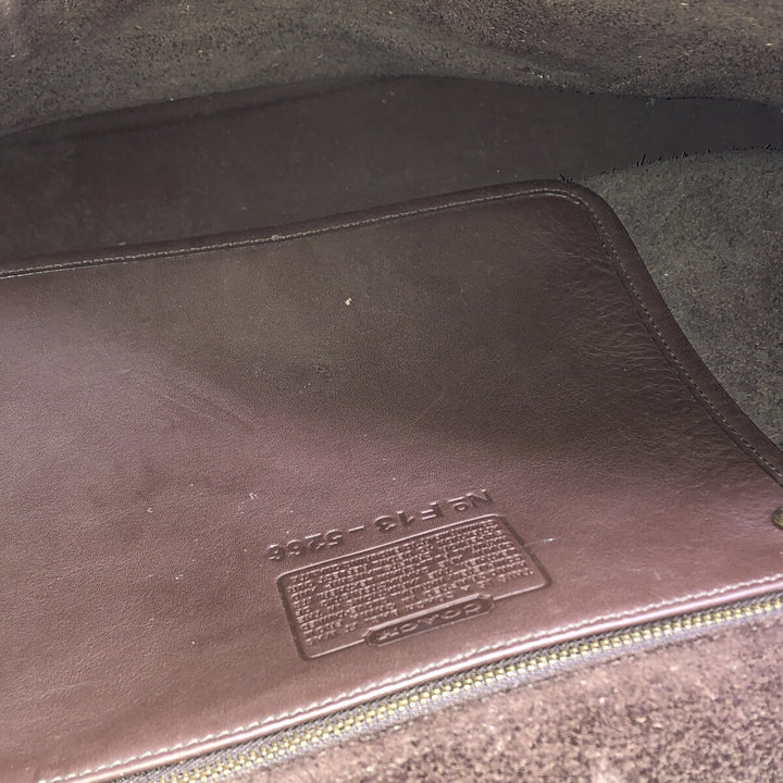 Coach Old Coach Shoulder Bag genuine leather brown type Vintage Second Hand