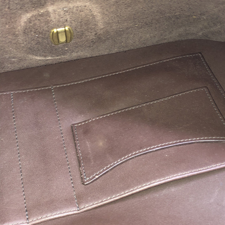 Coach Old Coach Shoulder Bag genuine leather brown type Vintage Second Hand