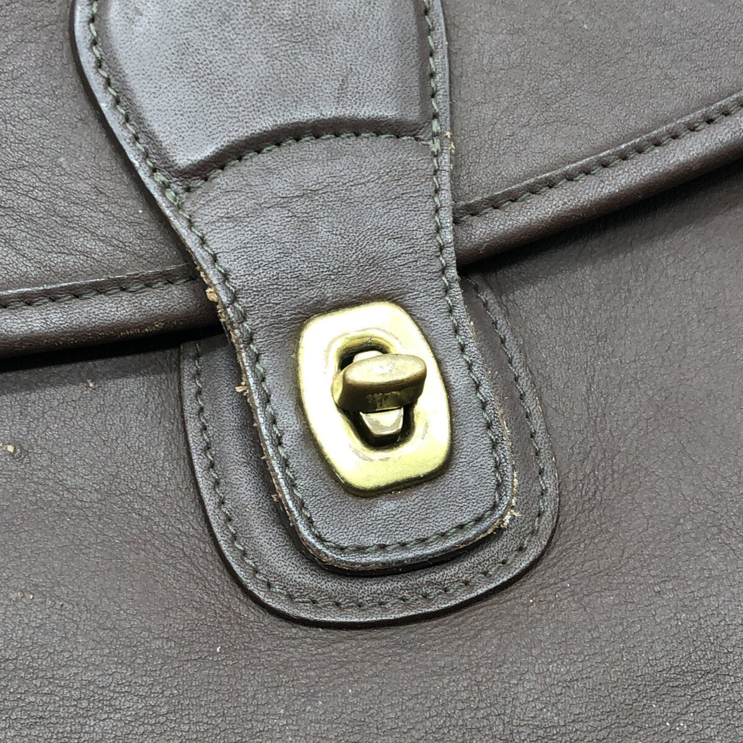 Coach Old Coach Shoulder Bag genuine leather brown type Vintage Second Hand