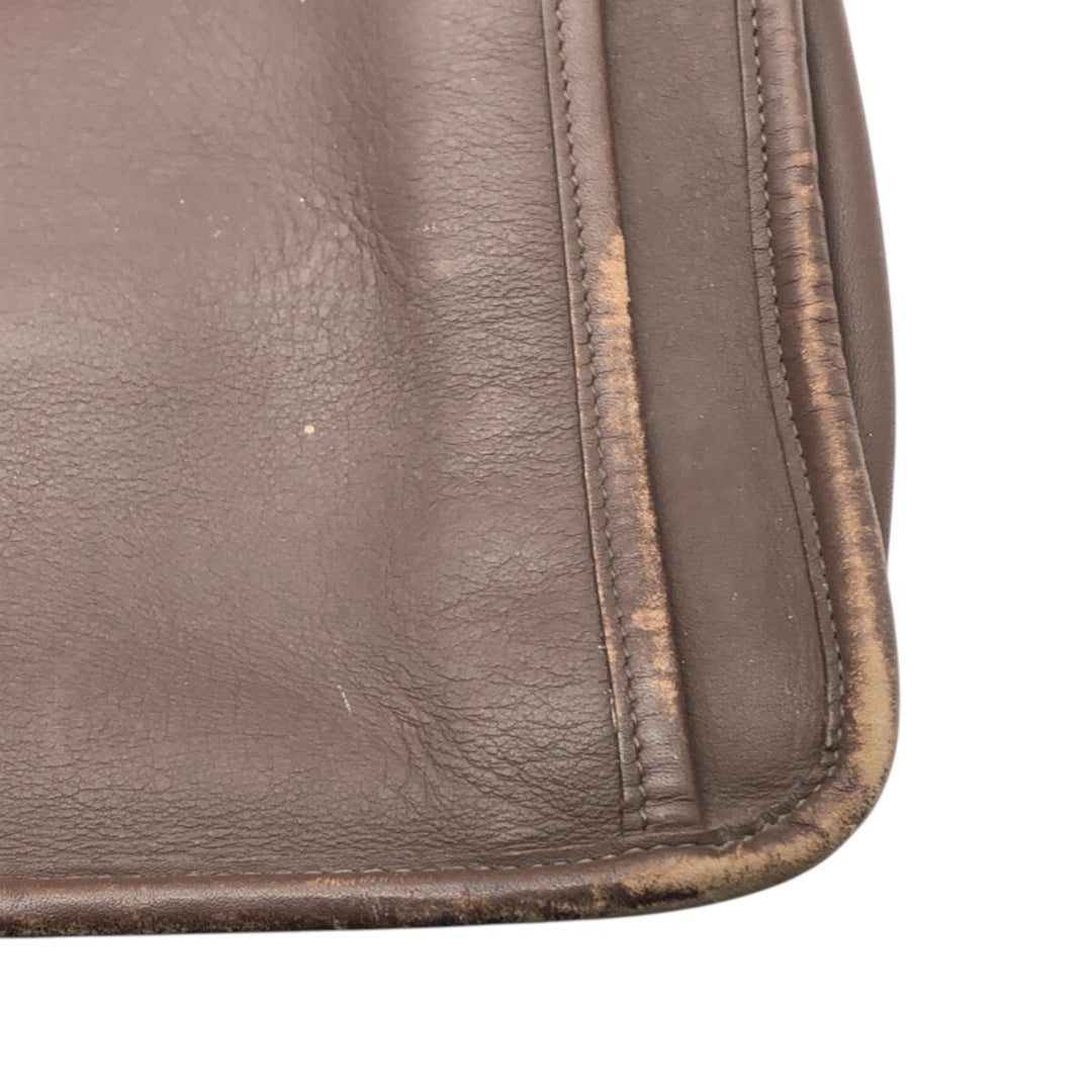 Coach Old Coach Shoulder Bag genuine leather brown type Vintage Second Hand