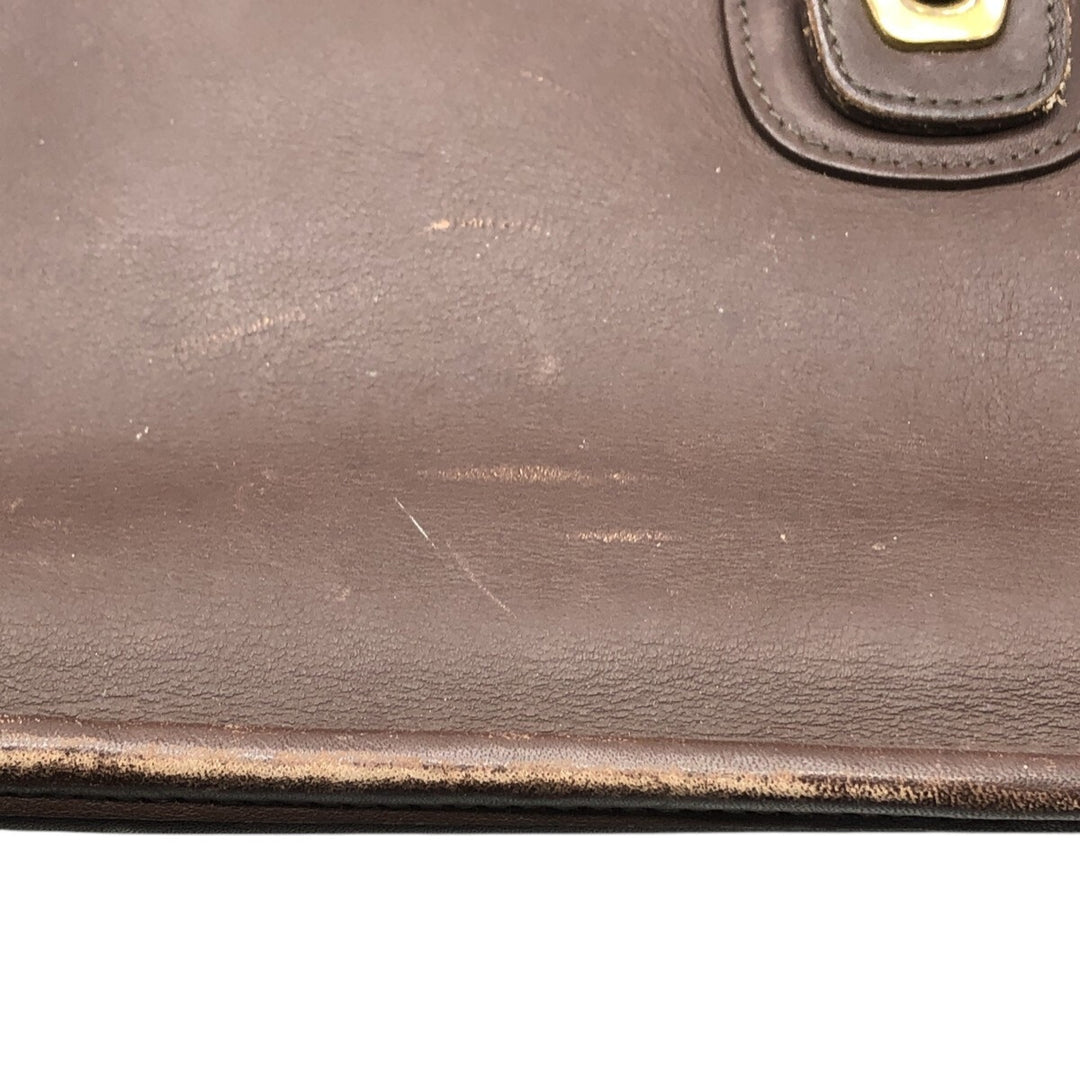 Coach Old Coach Shoulder Bag genuine leather brown type Vintage Second Hand
