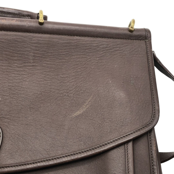 Coach Old Coach Shoulder Bag genuine leather brown type Vintage Second Hand