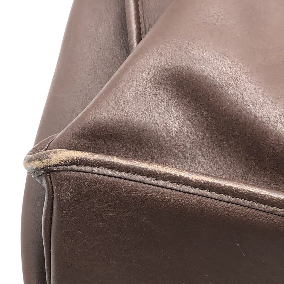 Coach Old Coach Shoulder Bag genuine leather brown type Vintage Second Hand