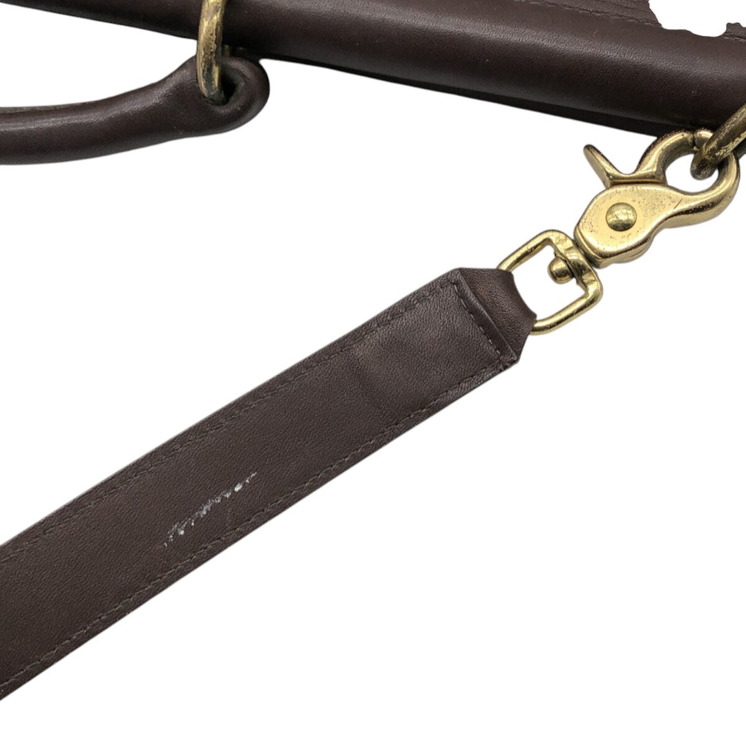 Coach Old Coach Shoulder Bag genuine leather brown type Vintage Second Hand