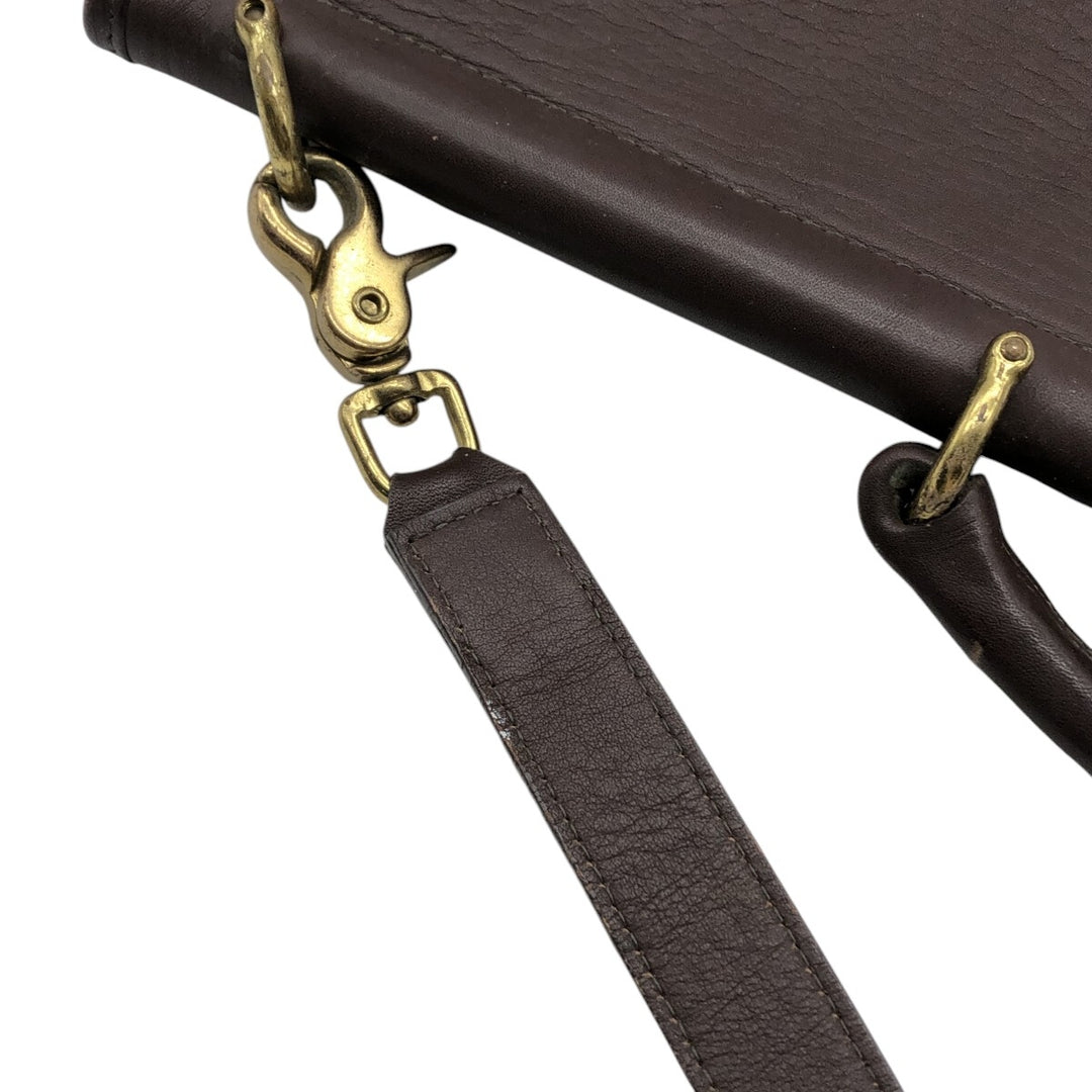 Coach Old Coach Shoulder Bag genuine leather brown type Vintage Second Hand