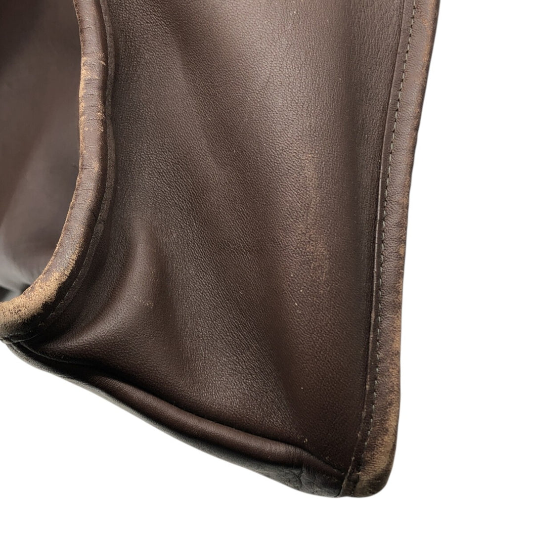 Coach Old Coach Shoulder Bag genuine leather brown type Vintage Second Hand