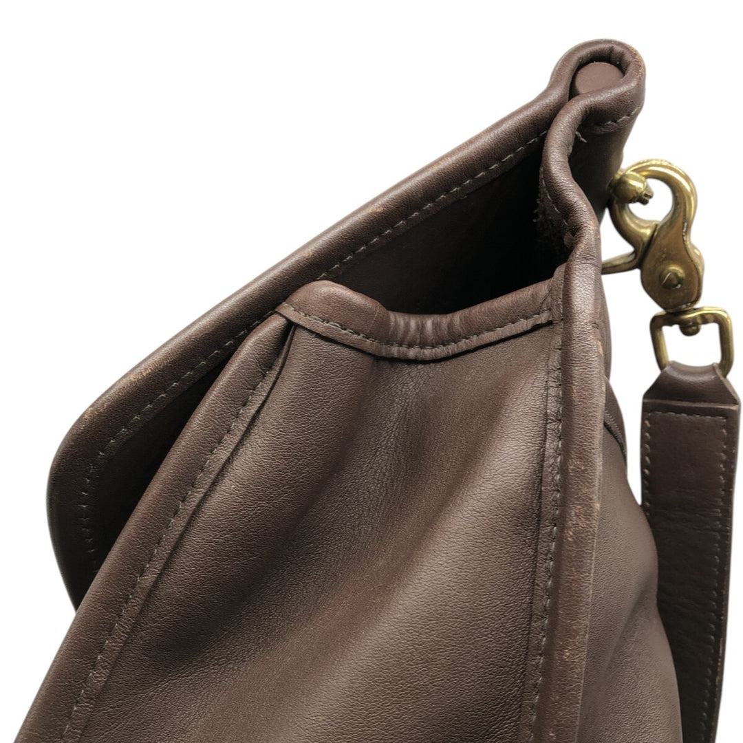 Coach Old Coach Shoulder Bag genuine leather brown type Vintage Second Hand