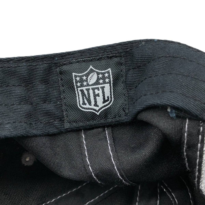 #47 NFL LAS VEGAS RAIDERS Baseball Cap (One Size Fits All) polyester Silver type Vintage Second Hand