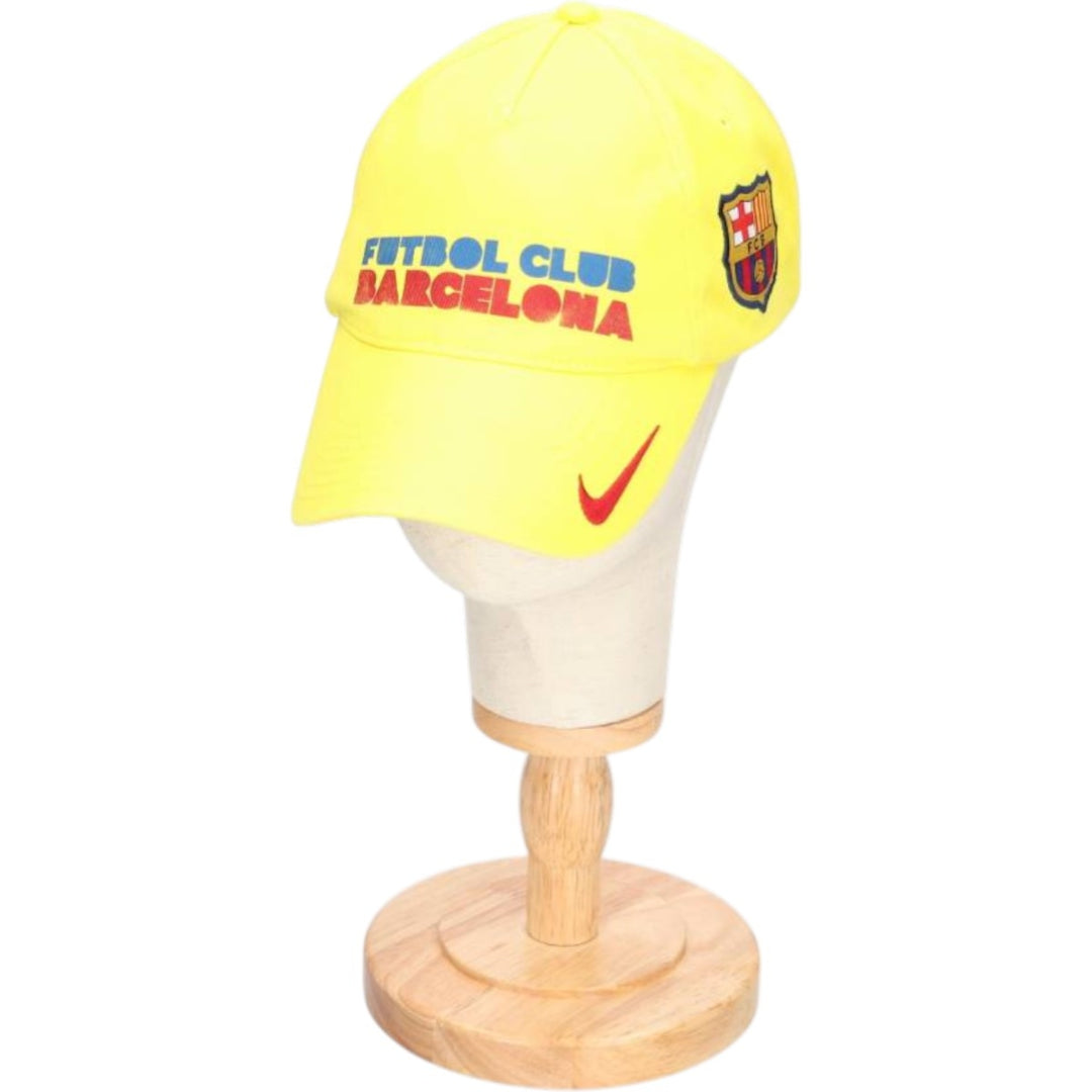 Nike LA LIGA FC BARCELONA baseball cap, one size fits all cotton yellow type Vintage Second Hand