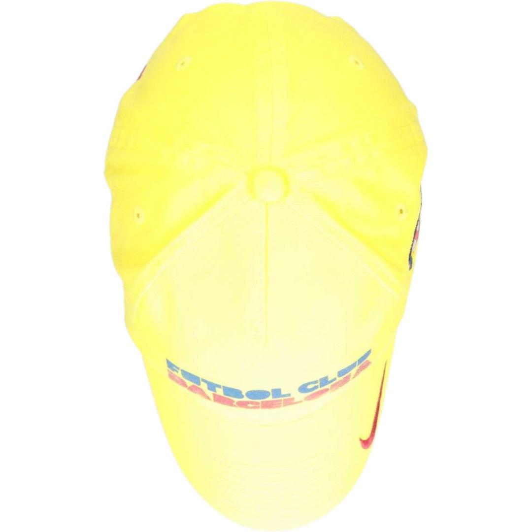 Nike LA LIGA FC BARCELONA baseball cap, one size fits all cotton yellow type Vintage Second Hand