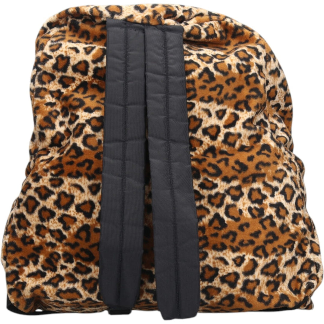 KACI MOUNTAINEERING Leopard Pattern Backpack, Made in USA unclear black type Vintage Second Hand