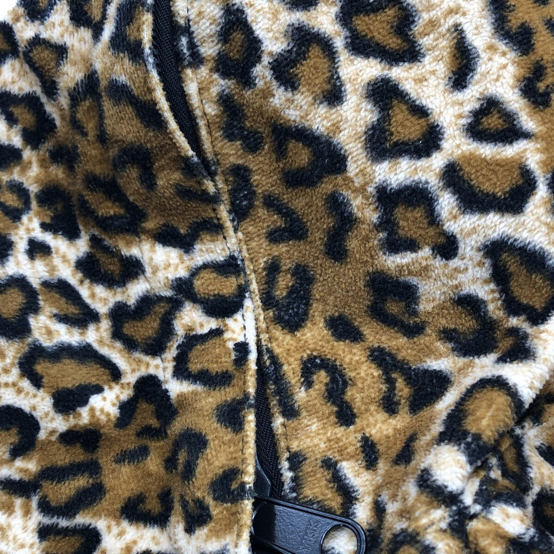 KACI MOUNTAINEERING Leopard Pattern Backpack, Made in USA unclear black type Vintage Second Hand