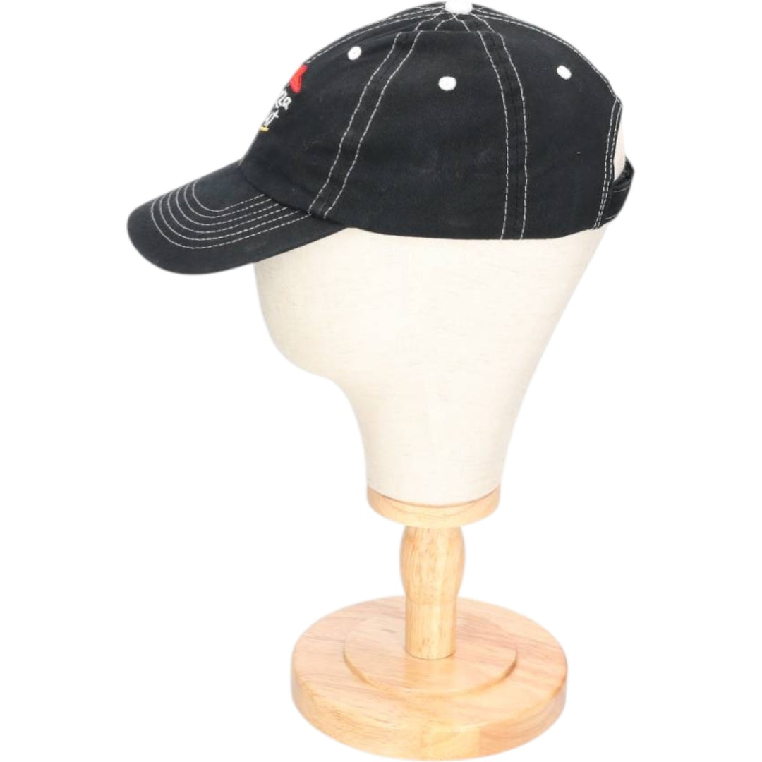 IQ APPAREL Pizza Hut Advertising Baseball Cap, 6-Panel Cap, One Size Fits Most polyester black type Vintage Second Hand