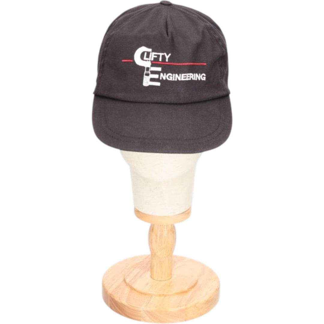 Vintage 90'S Advertising America 6-Panel Cap, One Size Fits Most unclear black type Vintage Second Hand