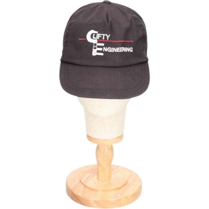 Vintage 90'S Advertising America 6-Panel Cap, One Size Fits Most unclear black type Vintage Second Hand