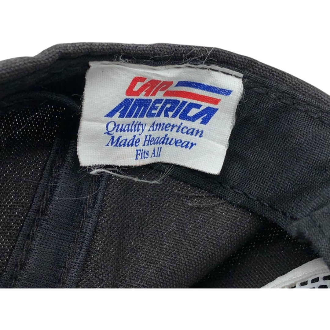 Vintage 90'S Advertising America 6-Panel Cap, One Size Fits Most unclear black type Vintage Second Hand