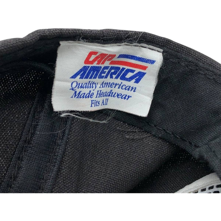 Vintage 90'S Advertising America 6-Panel Cap, One Size Fits Most unclear black type Vintage Second Hand