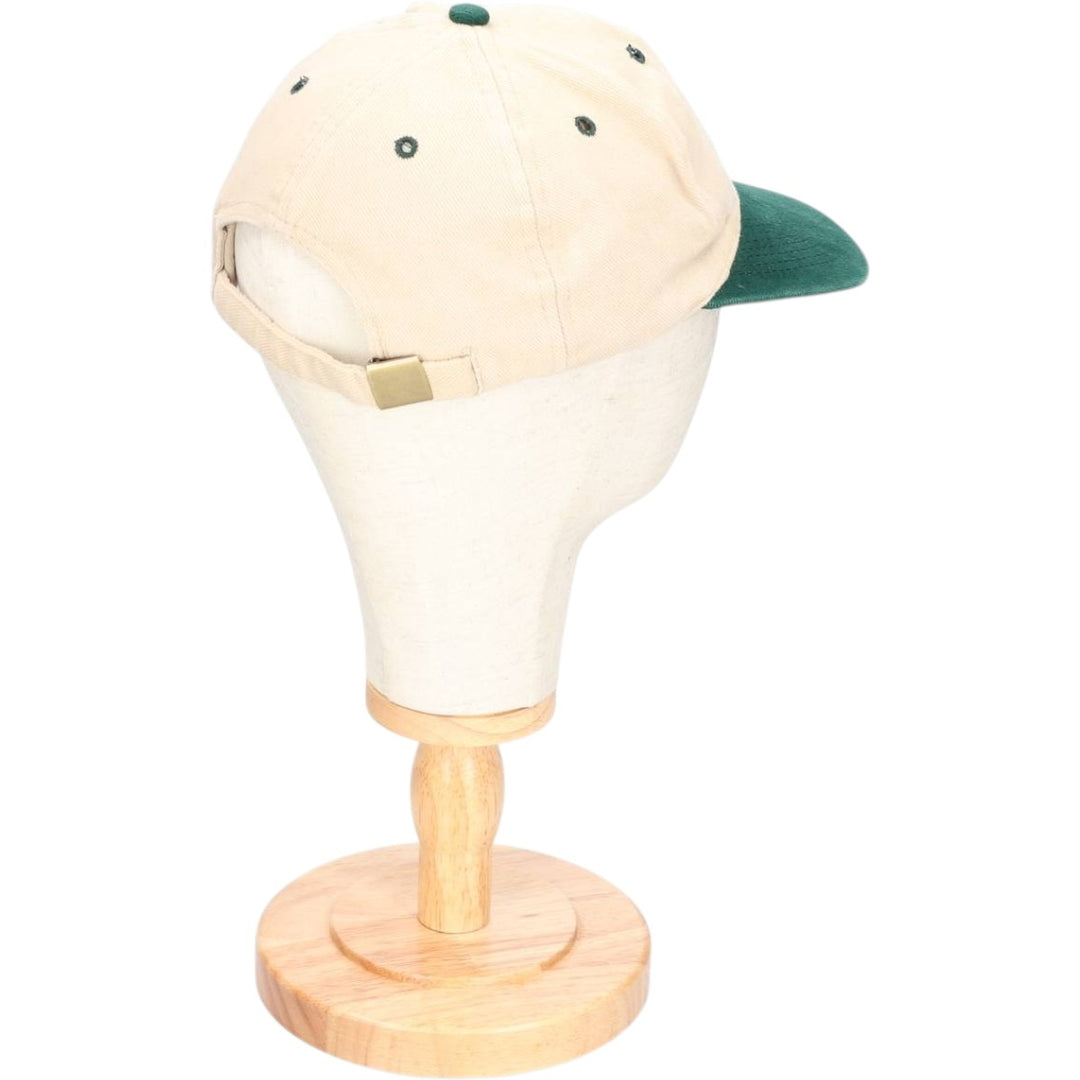 Otto Cap Two-Tone Advertising 6-Panel Cap, One Size Fits Most cotton Beige type Vintage Second Hand