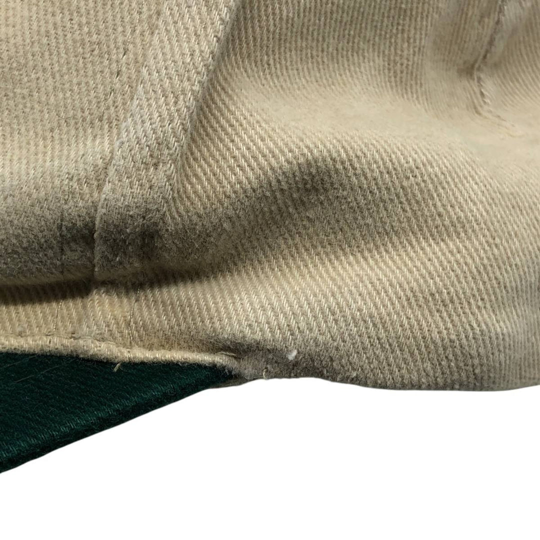 Otto Cap Two-Tone Advertising 6-Panel Cap, One Size Fits Most cotton Beige type Vintage Second Hand