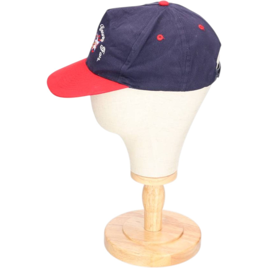 Vintage 90'S OTTO 150th Walworth County Fair Two-Tone Baseball Cap, One Size Fits All polyester navy blue type Vintage Second Hand