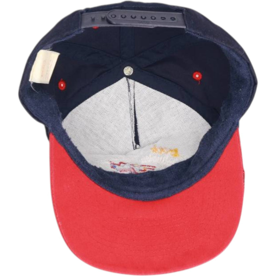 Vintage 90'S OTTO 150th Walworth County Fair Two-Tone Baseball Cap, One Size Fits All polyester navy blue type Vintage Second Hand