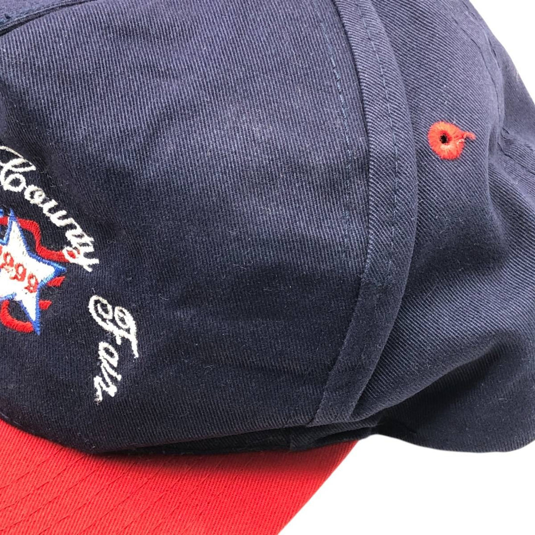 Vintage 90'S OTTO 150th Walworth County Fair Two-Tone Baseball Cap, One Size Fits All polyester navy blue type Vintage Second Hand