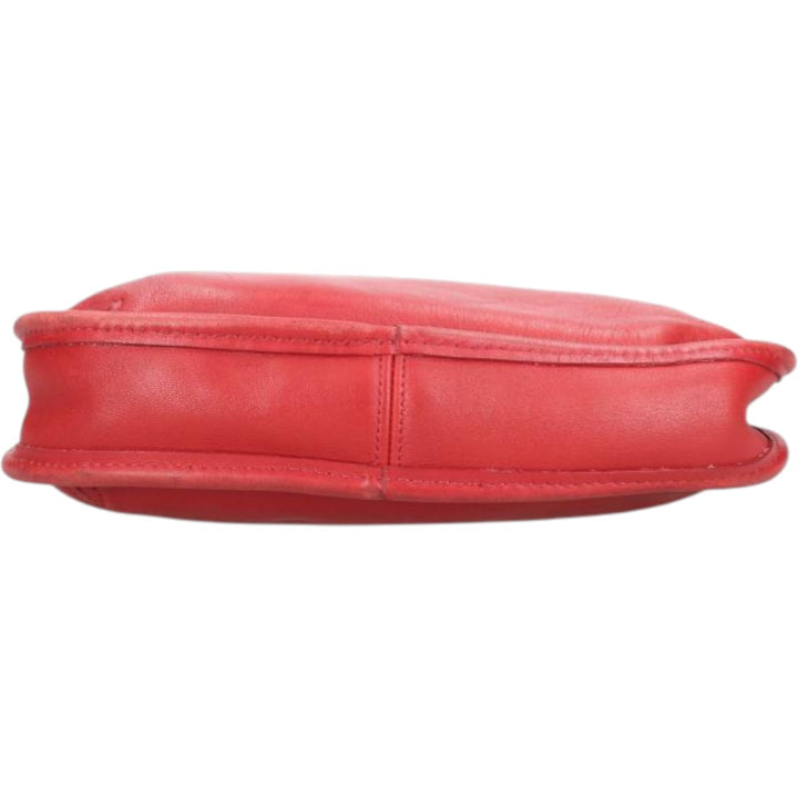 90'S Coach Old Coach Ergo Shoulder Bag, Made in USA, Vintage genuine leather red type Vintage Second Hand