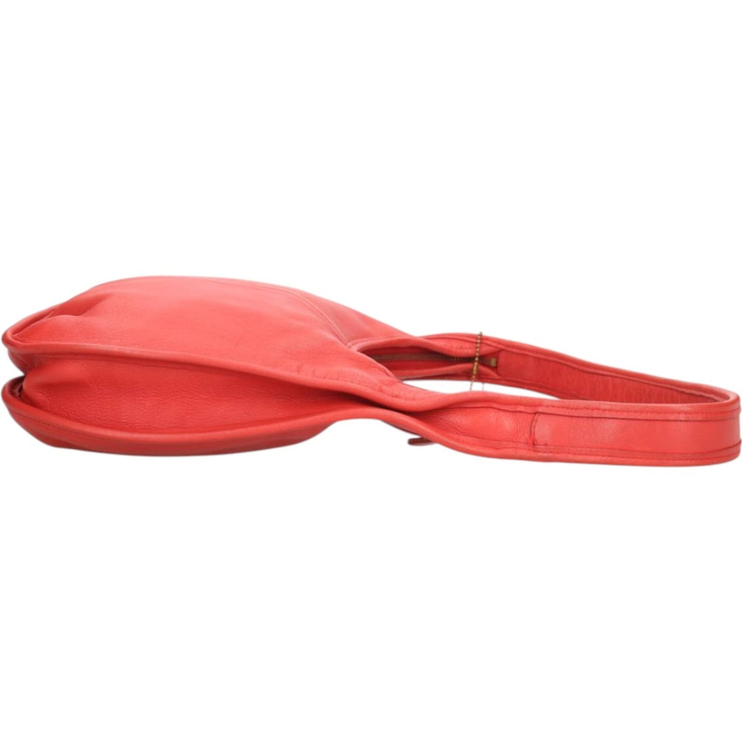 90'S Coach Old Coach Ergo Shoulder Bag, Made in USA, Vintage genuine leather red type Vintage Second Hand