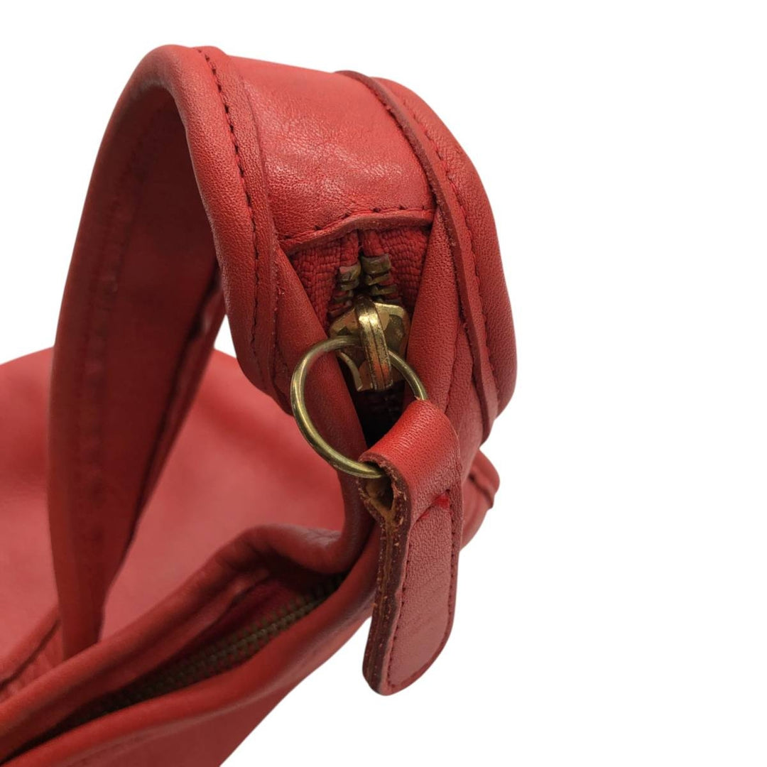 90'S Coach Old Coach Ergo Shoulder Bag, Made in USA, Vintage genuine leather red type Vintage Second Hand