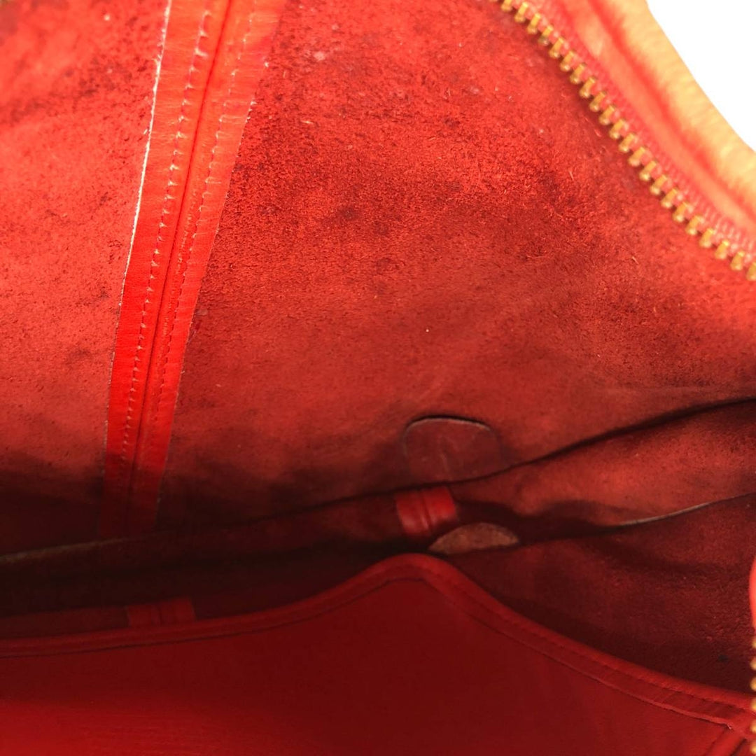 90'S Coach Old Coach Ergo Shoulder Bag, Made in USA, Vintage genuine leather red type Vintage Second Hand