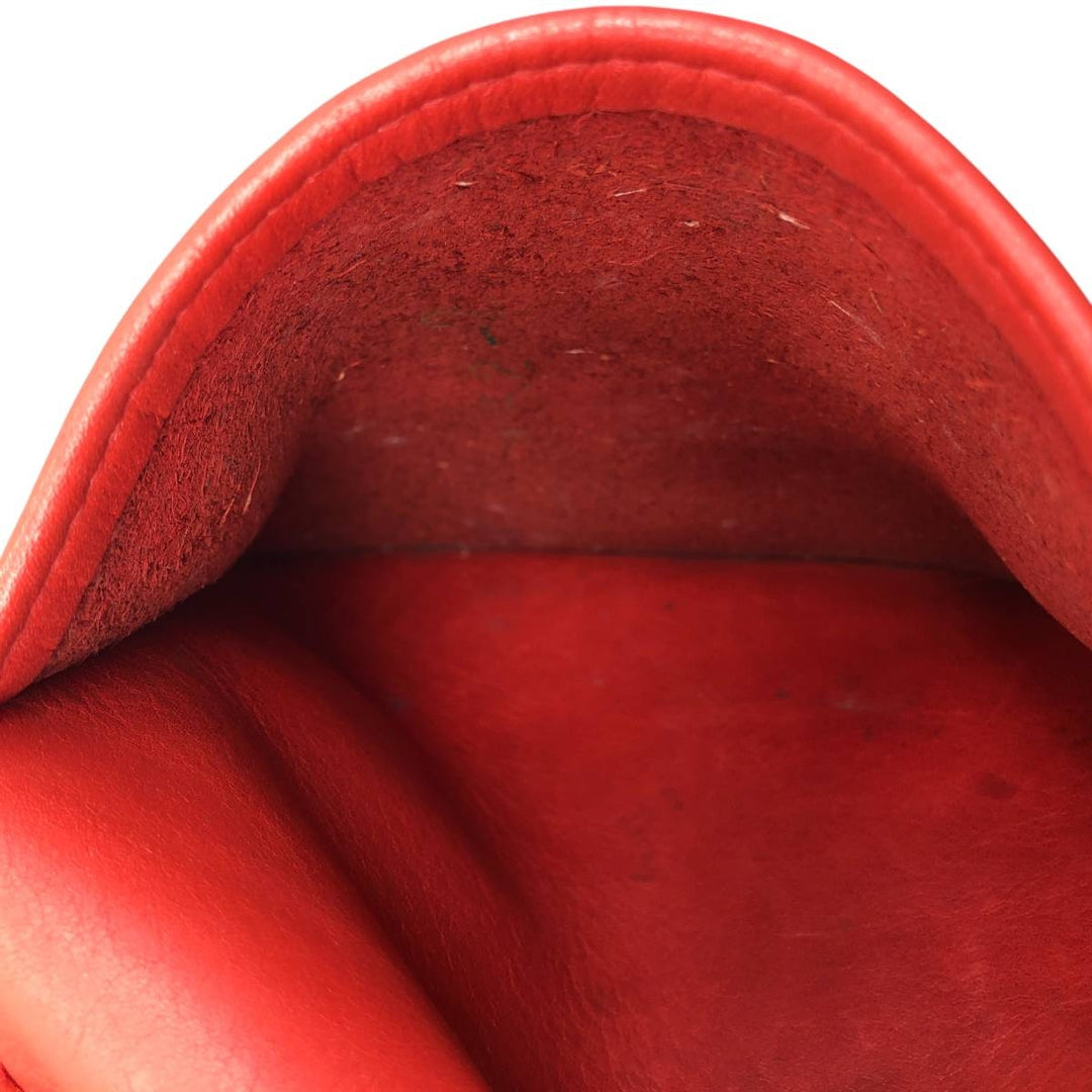 90'S Coach Old Coach Ergo Shoulder Bag, Made in USA, Vintage genuine leather red type Vintage Second Hand