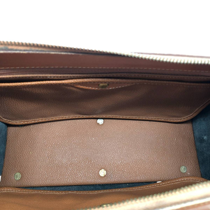 Dooney and Bourke Boston bag made in the USA genuine leather brown type Vintage Second Hand