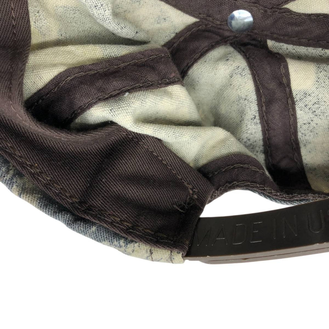 90'S ISSI Camouflage Pattern Realtree Camo Baseball Cap, 6-Panel, Made in USA, One Size Fits All, Vintage unclear Khaki type Vintage Second Hand