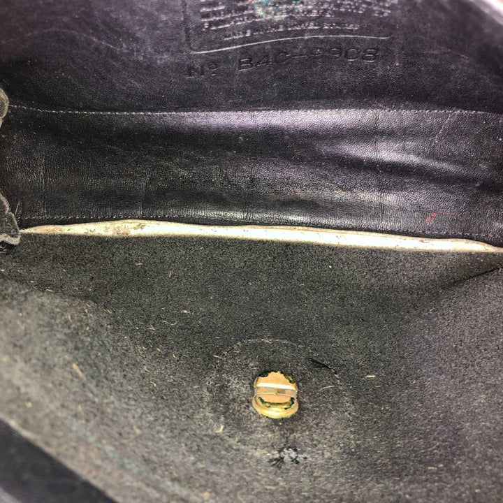 Vintage 1980'S Coach Old Coach Turnlock Shoulder Bag, Made in USA genuine leather black type Vintage Second Hand