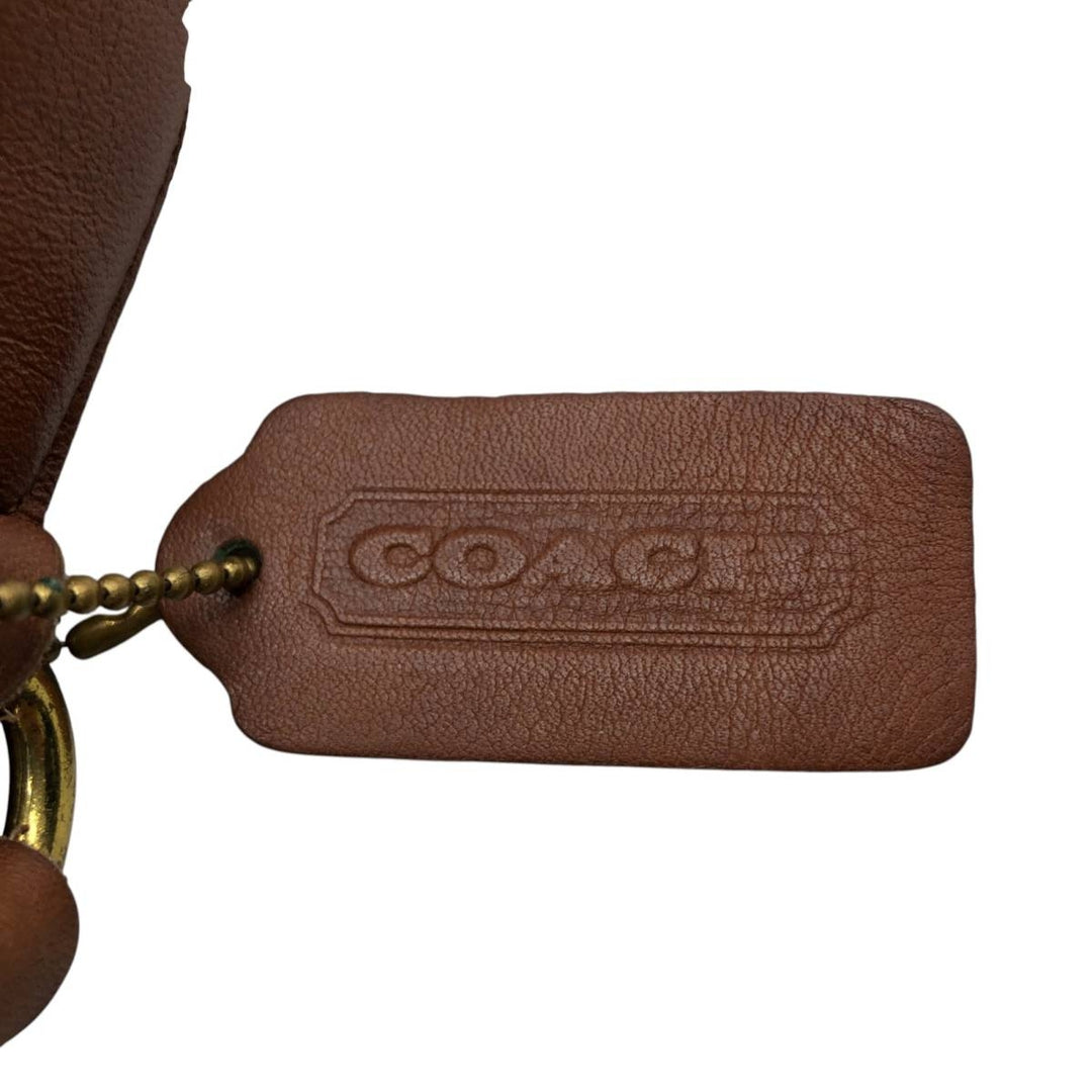 90'S Coach Old Coach Shoulder Bag, Made in USA, Vintage genuine leather brown type Vintage Second Hand