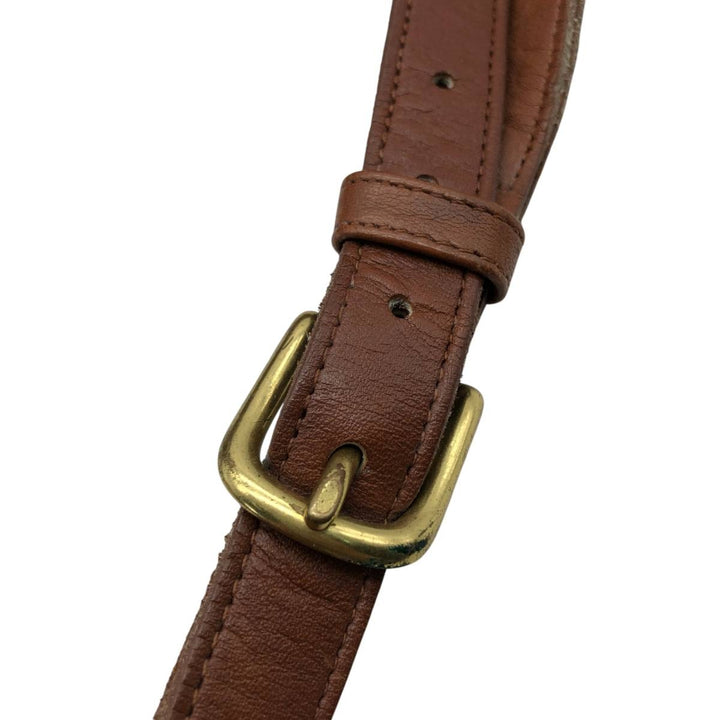 90'S Coach Old Coach Shoulder Bag, Made in USA, Vintage genuine leather brown type Vintage Second Hand