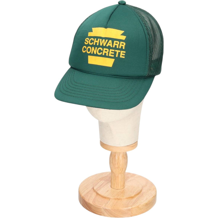 Vintage 80'S Schwarr Trucker Cap, Mesh Cap, One Size Fits All unclear green type Vintage Second Hand