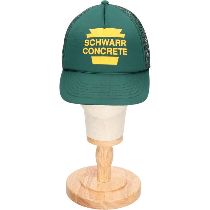 Vintage 80'S Schwarr Trucker Cap, Mesh Cap, One Size Fits All unclear green type Vintage Second Hand