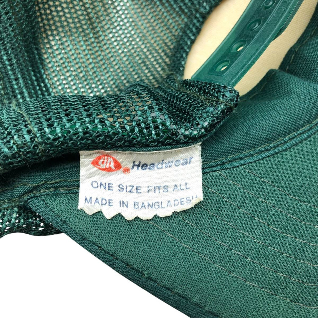 Vintage 80'S Schwarr Trucker Cap, Mesh Cap, One Size Fits All unclear green type Vintage Second Hand