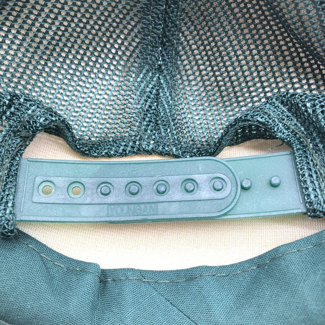 Vintage 80'S Schwarr Trucker Cap, Mesh Cap, One Size Fits All unclear green type Vintage Second Hand