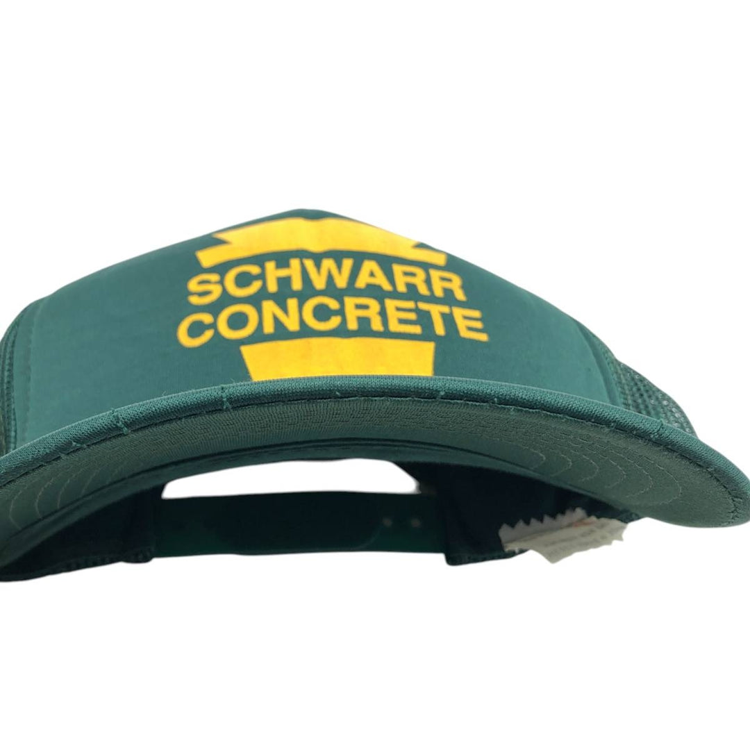 Vintage 80'S Schwarr Trucker Cap, Mesh Cap, One Size Fits All unclear green type Vintage Second Hand