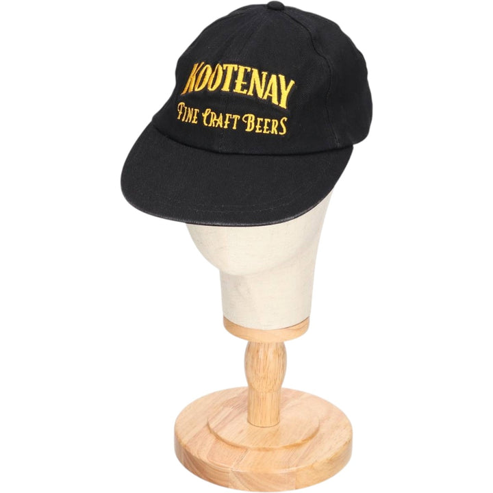 KP KOOTENAY FINE CRAFT BEERS Baseball Cap (One Size Fits All) cotton black type Vintage Second Hand