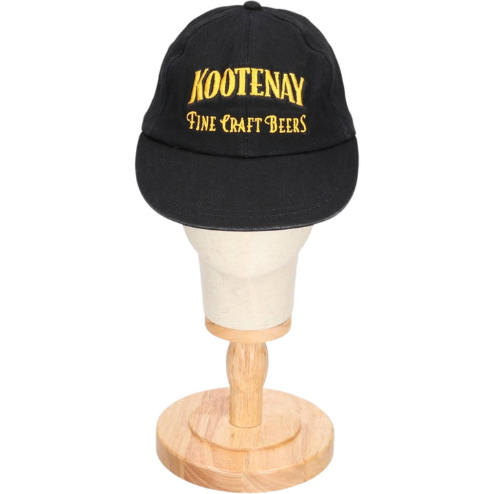 KP KOOTENAY FINE CRAFT BEERS Baseball Cap (One Size Fits All) cotton black type Vintage Second Hand