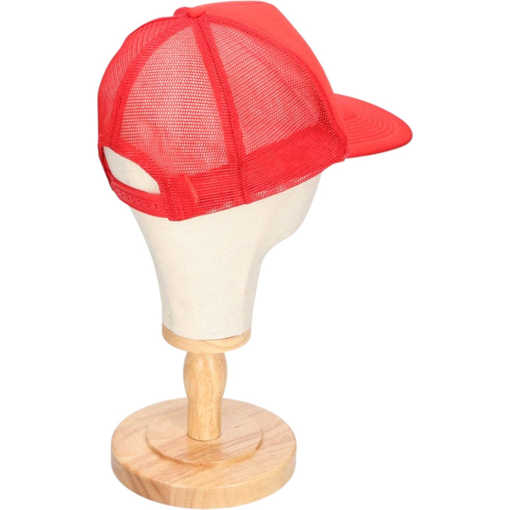 NISSIN CAP RELIABLE MOTOR SUPPLY Trucker Cap Mesh Cap One Size Fits Most unclear red type Vintage Second Hand