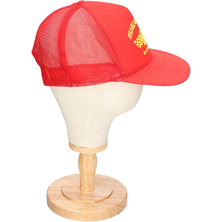 NISSIN CAP RELIABLE MOTOR SUPPLY Trucker Cap Mesh Cap One Size Fits Most unclear red type Vintage Second Hand